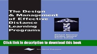 [Fresh] The Design and Management of Effective Distance Learning Programs New Ebook