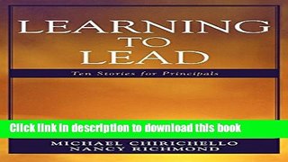 Ebooks Learning to Lead: Ten Stories for Principals Popular Book