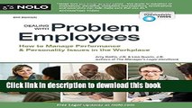 [Popular] Books Dealing With Problem Employees: How to Manage Performance   Personal Issues in the