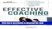 [Popular] Books Manager s Guide to Effective Coaching, Second Edition (Briefcase Books) Full
