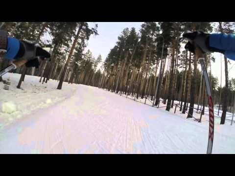 Sit-ski course one for the IPC Nordic Skiing World Cup in Tyumen, Russia