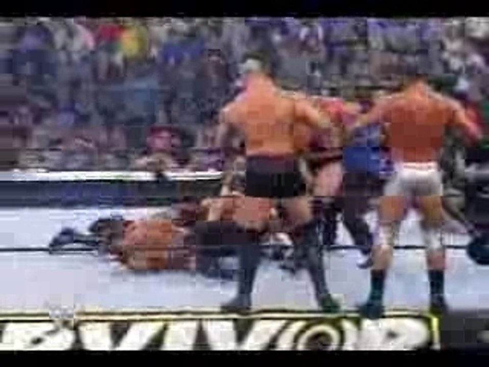 WWE 8 men elimination tag team match