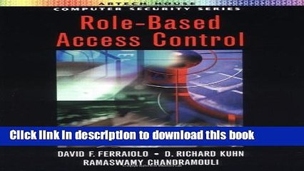 [Read PDF] Role-Based Access Control Download Online