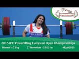 Women's -73 kg | 2015 IPC Powerlifting European Open Championships, Eger