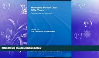 READ book  Monetary Policy Over Fifty Years: Experiences and Lessons (Routledge International