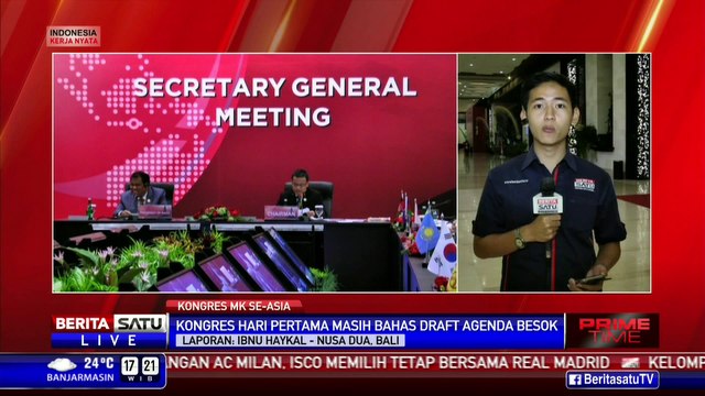 Kongres AACC Bahas Draft Agenda Besok