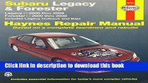 [Popular] Books Subaru Legacy   Forester: Legacy 2000 thru 2009 - Forester 2000 thru 2008 -