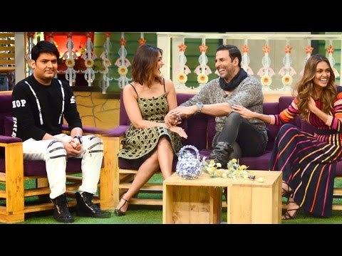 The Kapil Sharma Show - RUSTOM Special - Akshay Kumar, Esha Gupta, Ileana D'Cruz - Pics