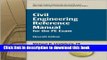 [Fresh] Civil Engineering Reference Manual for the PE Exam New Books