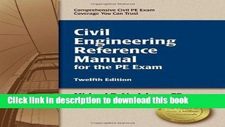 [Fresh] Civil Engineering Reference Manual for the PE Exam Online Ebook