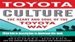 [Popular] Books Toyota Culture: The Heart and Soul of the Toyota Way Free Online