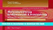 Books Recovering Informal Learning: Wisdom, Judgement and Community (Lifelong Learning Book