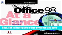 Download Microsoft Office 98 Macintosh Edition at a Glance Book Online