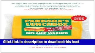 [Popular] Books Pandora s Lunchbox: How Processed Food Took Over the American Meal Free Download