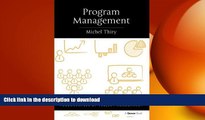 DOWNLOAD Program Management (Fundamentals of Project Management) READ PDF BOOKS ONLINE