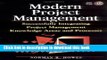 [Fresh] Modern Project Management : Successfully Integrating Project Management Knowledge Areas