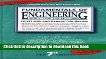 [Fresh] Fundamentals of Engineering : The Most Effective FE/EIT Review : For the Morning   General