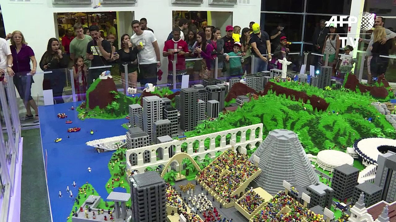 Une maquette de Rio entièrement faite en Lego