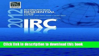 [Popular] Books 2012 International Residential Code for One- and Two- Family Dwellings