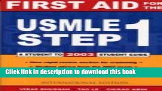 [Fresh] First Aid Usmile Step 1 New Books