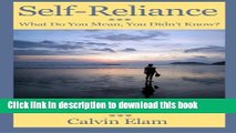 [Popular] Books Self Reliance - What Do Mean You Didn t Know?: African-Americans Achieving A Well