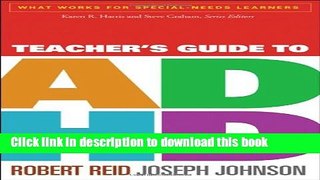 Ebooks Teacher s Guide to ADHD (What Works for Special-Needs Learners) Free Book