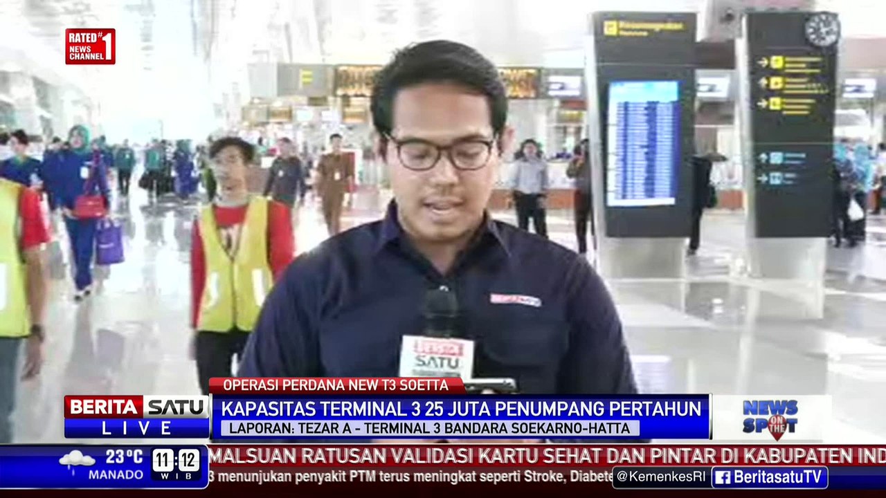 Garuda Lakukan Penerbangan Perdana di Terminal III Bandara Soetta