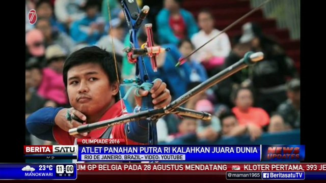 Atlet Panahan Putra Indonesia Kalahkan Juara Dunia Panahan