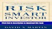 [Popular] Books Risk and the Smart Investor Free Online