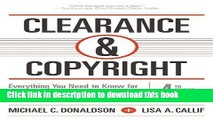 [Popular] Books Clearance   Copyright, 4th Edition: Everything You Need to Know for Film and