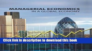 [Popular] Books Managerial Economics in a Global Economy Full Online