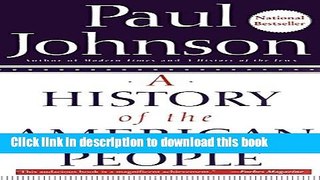 [Popular] Books A History of the American People Full Online
