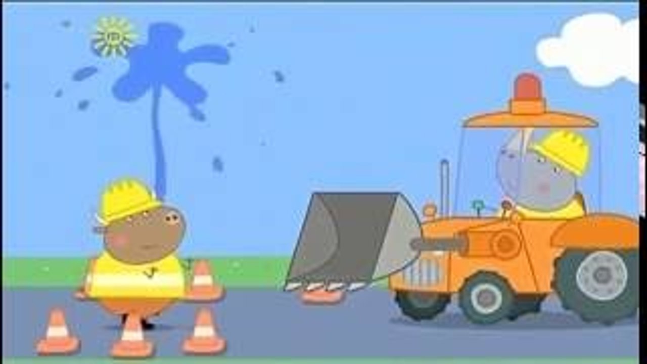 Peppa Pig Digging up the Road Season 3 Episode 26 in English