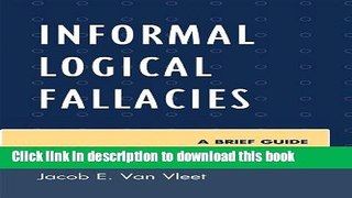 Ebooks Informal Logical Fallacies: A Brief Guide Popular Book