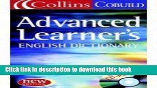 [Fresh] Collins Cobuild Advanced Learners English Dictionary New Ebook