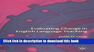 [Fresh] Evaluating Change in English Language Teaching Online Books