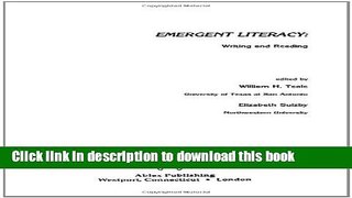 [Fresh] Emergent Literacy: Writing and Reading (Writing Research) New Books