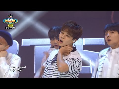 쇼챔피언 - (ShowChampion EP.144) BTS - I NEED U(방탄소년단-I NEED YOU)