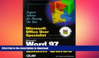PDF ONLINE Microsoft Word Exam Guide (Microsoft Office User Specialist) FREE BOOK ONLINE