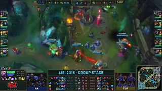 CLG vs SUP - MSI 2016 (Mid-Season Invitational) - Counter Logic Gaming vs SuperMassive_6