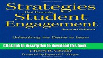 Ebooks Strategies That Promote Student Engagement: Unleashing the Desire to Learn Popular Book