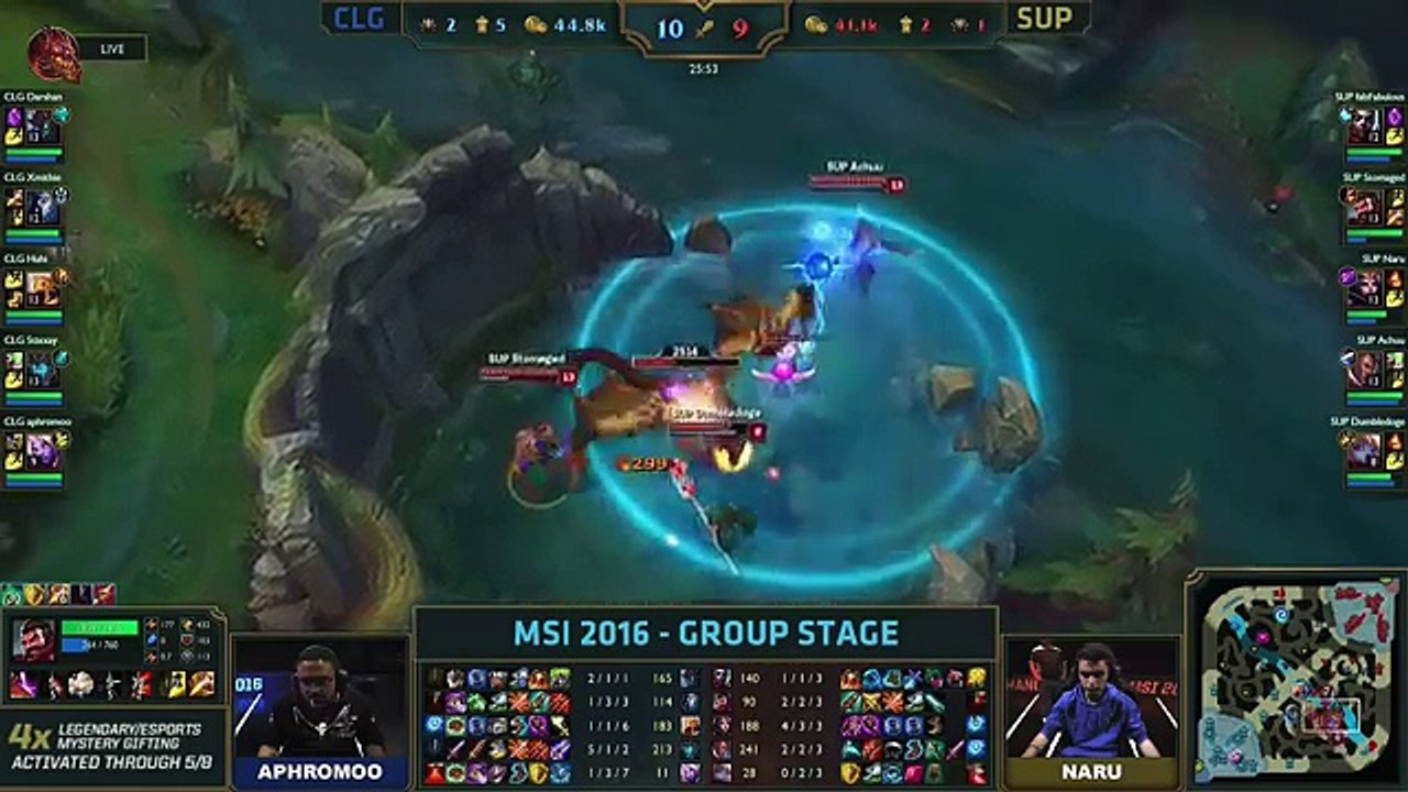 CLG vs SUP - MSI 2016 (Mid-Season Invitational) - Counter Logic Gaming vs SuperMassive_8