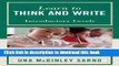Books Learn to Think and Write: A Paradigm for Teaching Grades 4-8, Introductory Levels Popular Book