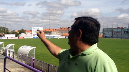 Jean-Jacques Pitcho dans un stade Chanzy encore en travaux