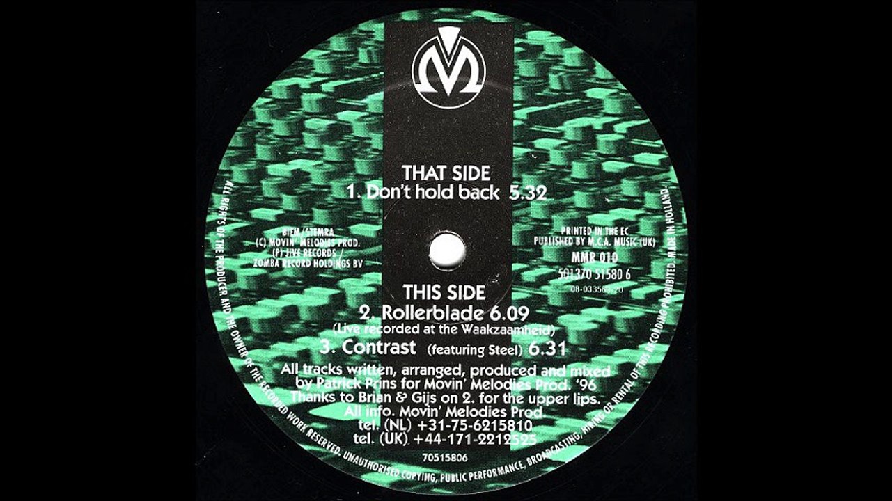 Patrick Prins - Don't Hold Back (A)