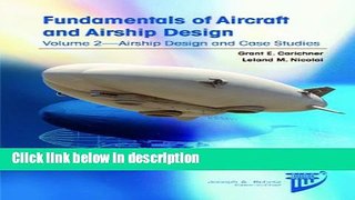 [PDF] Fundamentals of Aircraft and Airship Design: Airship Design and Case Studies (Aiaa Education