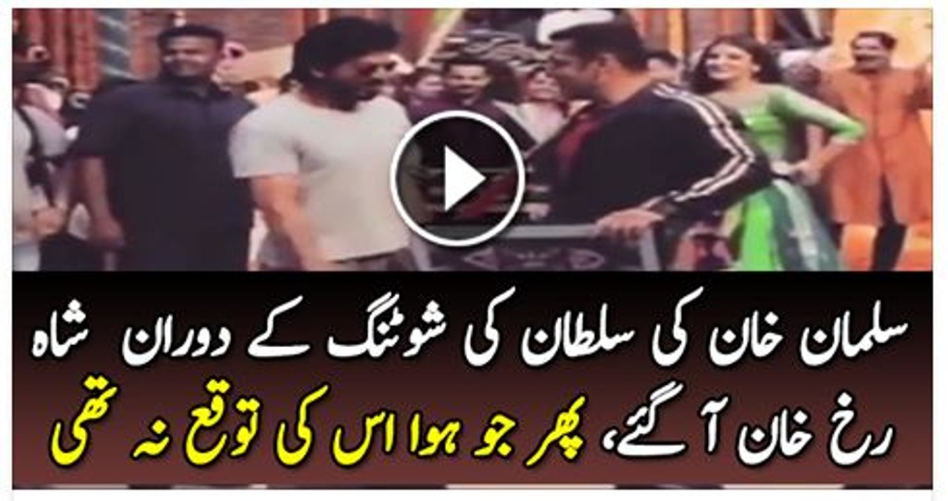 See What Happened When Shahrukh Khan Came During Salman Khan's Sultan Shooting