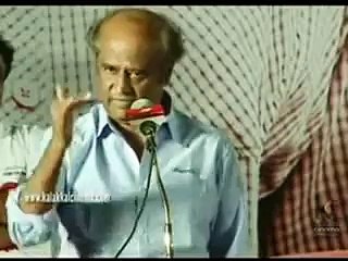 Rajini's Speech After Endhiran Robo Movie in public meeting