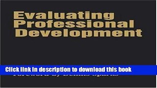 [Popular Books] Evaluating Professional Development (1-Off Series) Full
