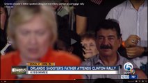 Orlando Shooter's Father Lurks Behind Hillary Clinton At Florida Rally